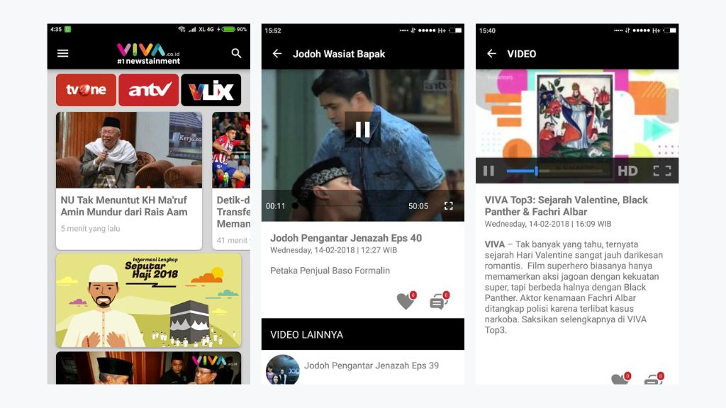 Viva Live Streaming TvOne di Android