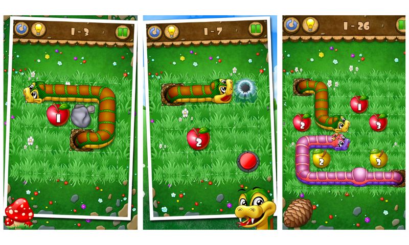 Snakes And Apples Game Ular Seru Menantang