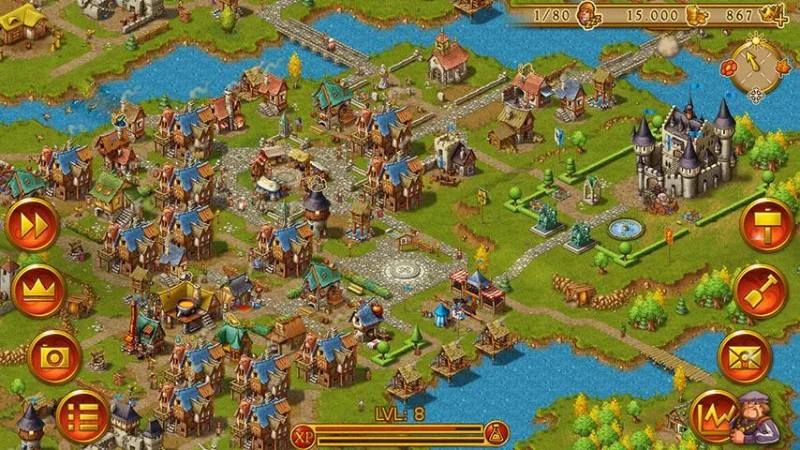 Townsmen Simulasi Strategi Membangun Kota Klasik Berperang di Android