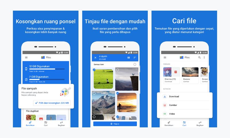 Files by Google Aplikasi Pembersih File  Sampah di Android Terbaik