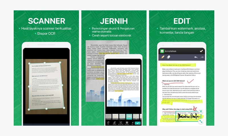 CamScanner Aplikasi Scan Dokumen Kualitas Jernih di HP