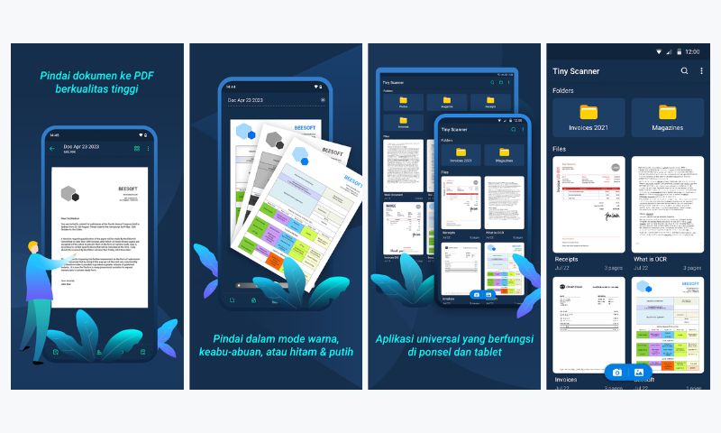 Tiny Scanner Aplikasi Scan Berkas di HP Ukuran Ringan