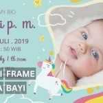 Aplikasi Frame Biodata Bayi di HP Menggemaskan di HP Android Gratis