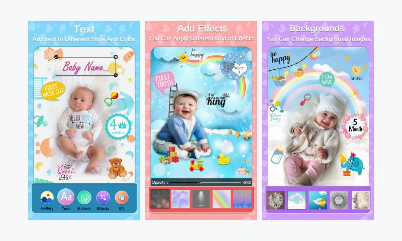 Baby Photo Editor Aplikasi foto frame desain lucu gratis di Android