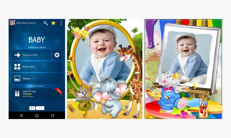 Baby Photo Frames Aplikasi frame bayi tema binatang lucu di hp android