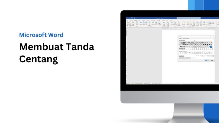 Cara Membuat Tanda Centang di Word Symbol Ceklist