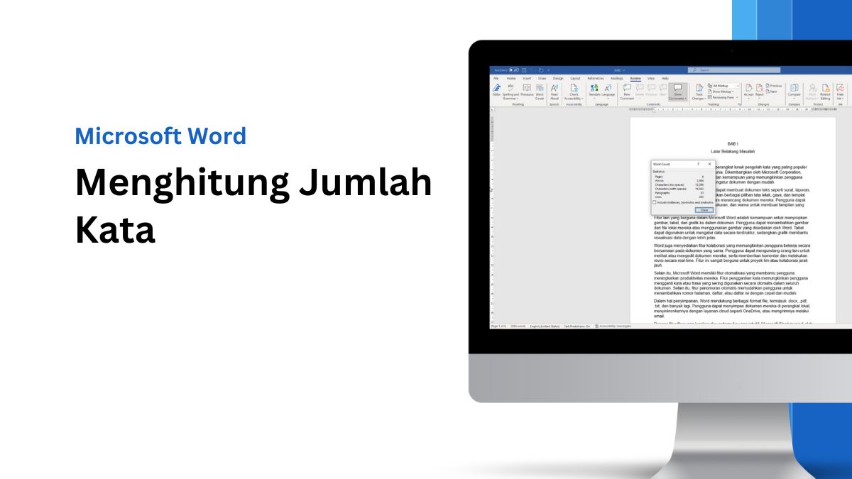 Cara Menghitung Jumlah Kata di Word Otomatis Offline