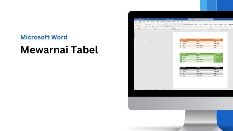 Cara Mewarnai Tabel di Word dengan Shading dan Template