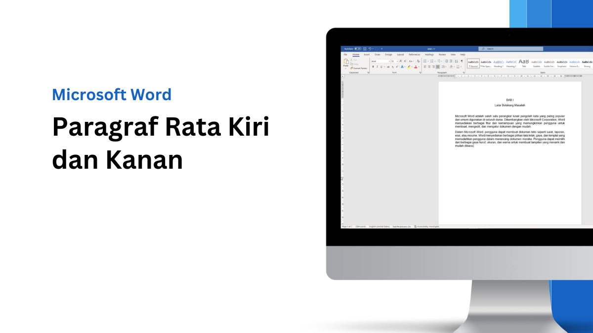 Cara Membuat Tulisan Rata Kiri dan Kanan di Word Terbaru