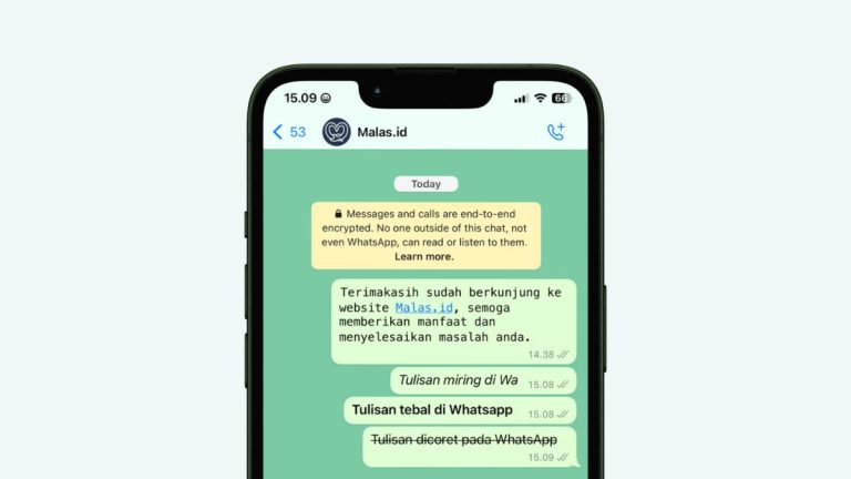 Cara Membuat Tulisan Miring Tebal Dicoret Unik Aesthetic di WhatsApp